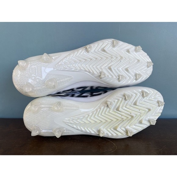 Adidas Adizero White/Black Football Cleats Men\'s Size 12 FY8269 main image 5